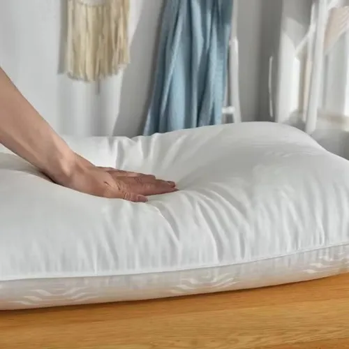 Подушка шелковая Premium silk №1502 white New - 2