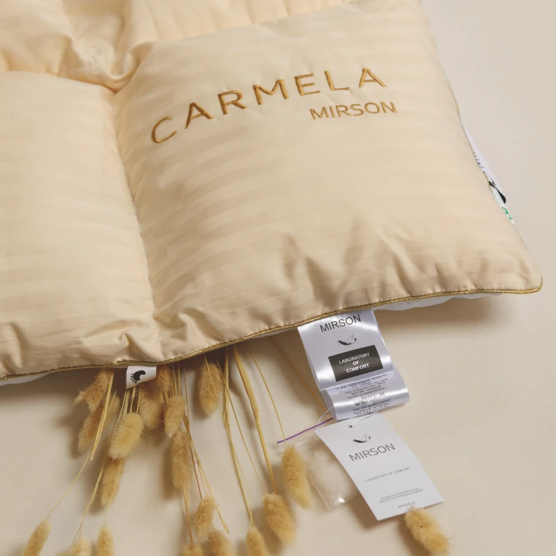 Одеяло пуховое кассетное Carmela №035 100% пух Premium class батист+сатин (зима) - 15