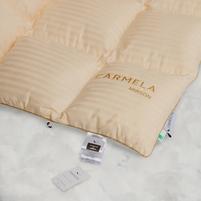 Одеяло пуховое кассетное Carmela №035 100% пух Premium class батист+сатин (зима) - 14