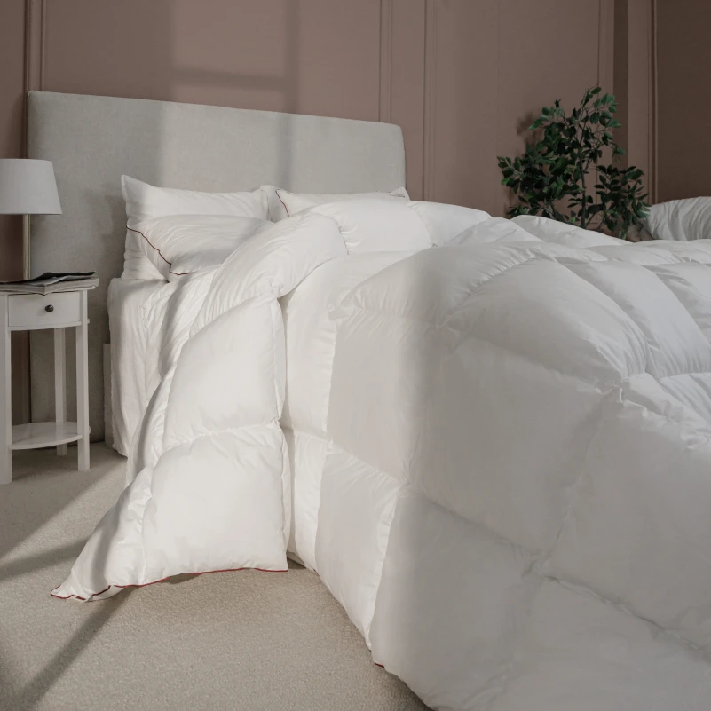 Одеяло пуховое кассетное DeLuxе №030 100% пух Deluxe class батист (зима) - 9