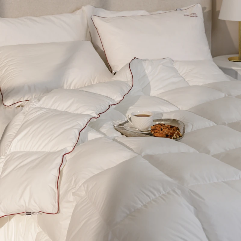 Одеяло пуховое кассетное DeLuxе №030 100% пух Deluxe class батист (зима) - 10