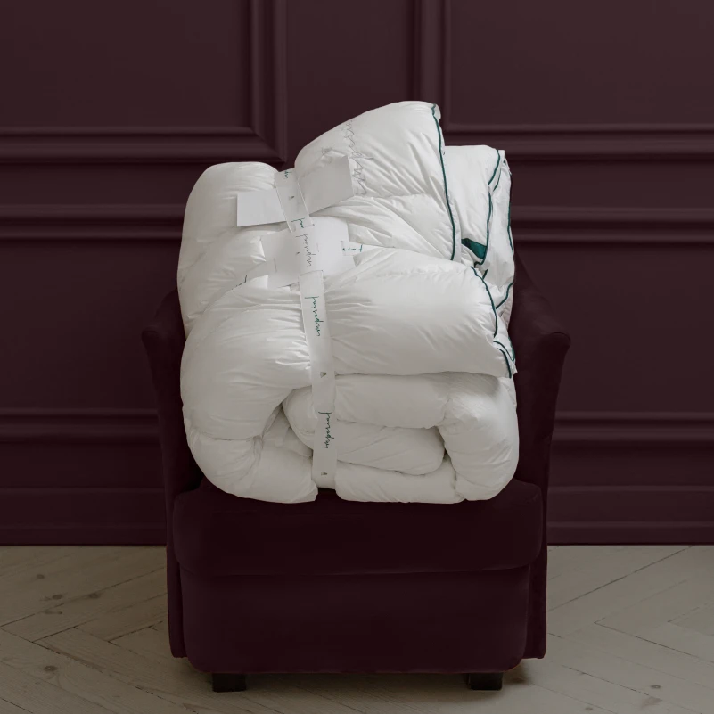 Ковдра пухова Imperial Delight 100% пух Imperial class мако-батист (зима) - 7