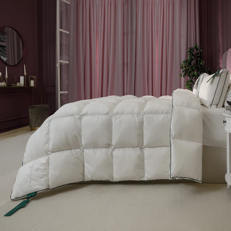 Ковдра пухова Imperial Delight 100% пух Imperial class мако-батист (зима) - 8