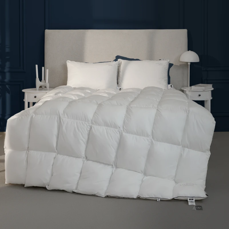 Ковдра пухова касетна Luxury Exclusive №080 100% пух Luxury class Tік Luxury  (зимова) - 11