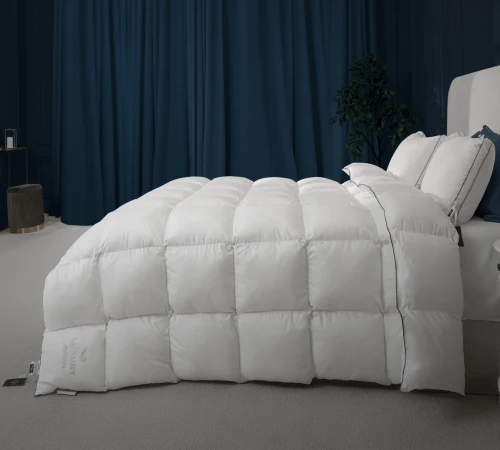 Ковдра пухова касетна Luxury Exclusive №080 100% пух Luxury class Tік Luxury 