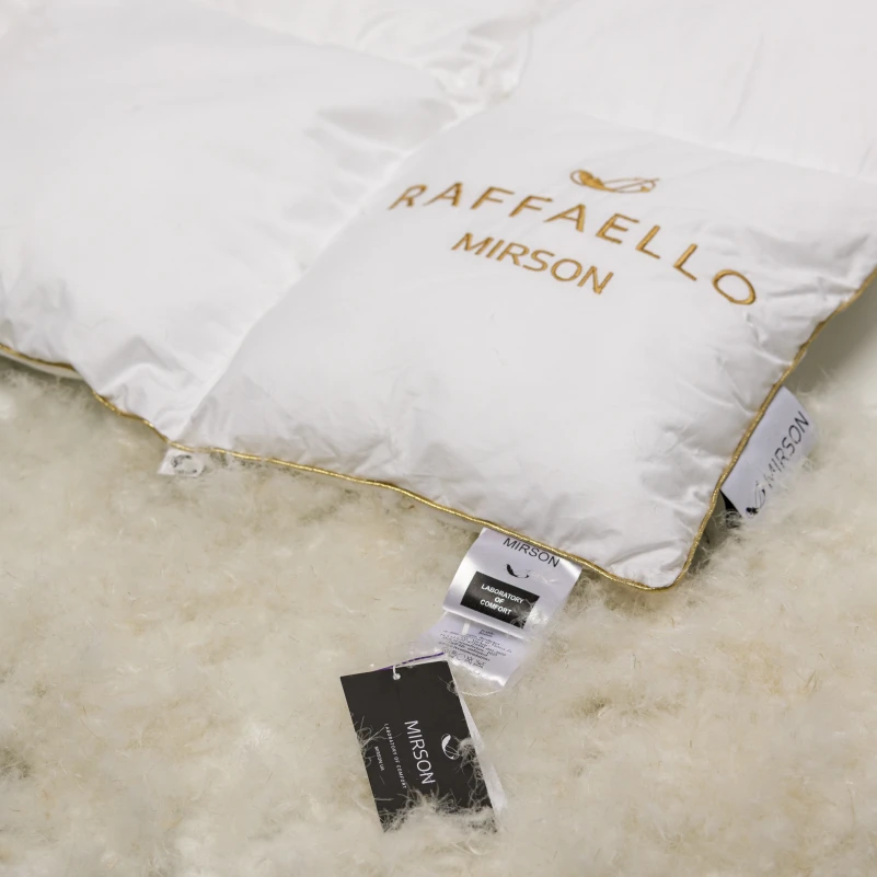 Одеяло пуховое кассетное Raffaello White №063 90% белый пух Standart / 10% перо тик Premium (зимнее+) - 11