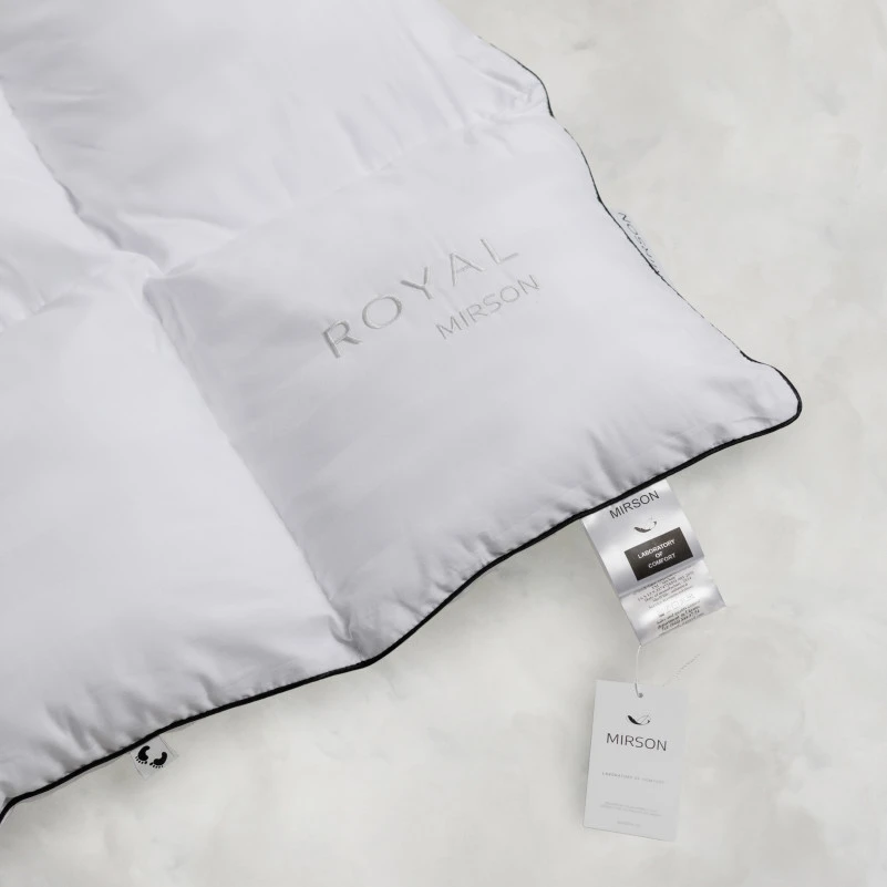 Одеяло пуховое кассетное Royal №036 100% пух Premium class батист+сатин (зима) - 14