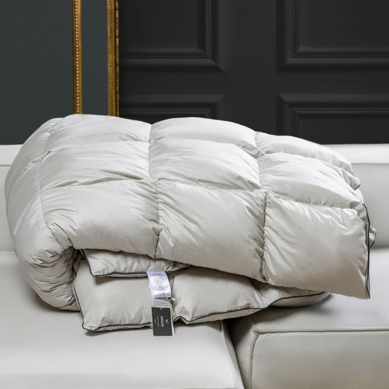 Ковдра пухова Silver Cloud №067 90% сірий пух Premium / 10% перо сатин (зима+) - 12
