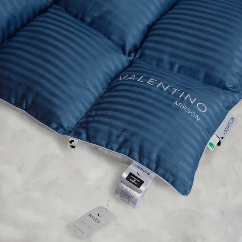 Одеяло пуховое кассетное Valentino №034 100% пух Premium class батист+сатин (зима) - 14