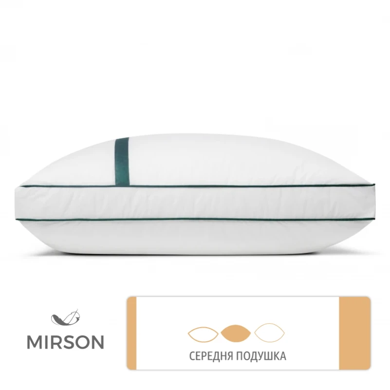 Подушка пуховая Трехкамерная 100% пух Imperial class/перо Imperial Style пух мако-батист (средняя) - 4