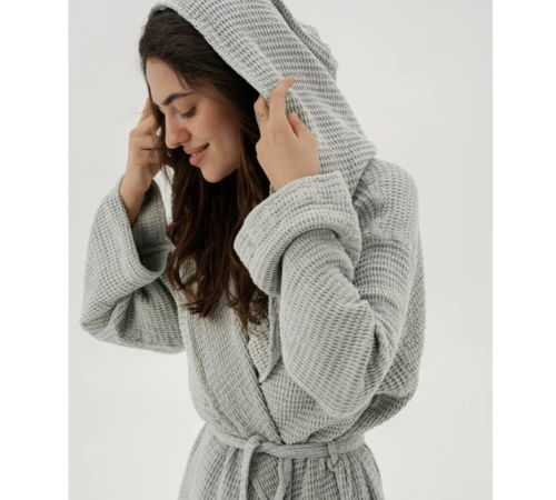 Халат "Bamboo Calm" light gray - 2