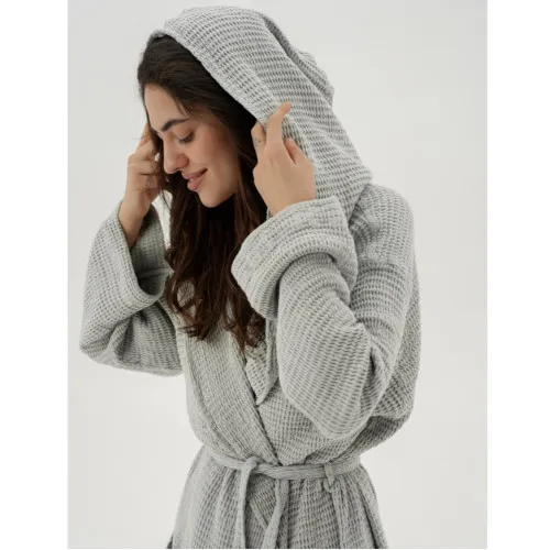 Халат "Bamboo Calm" light gray - 2