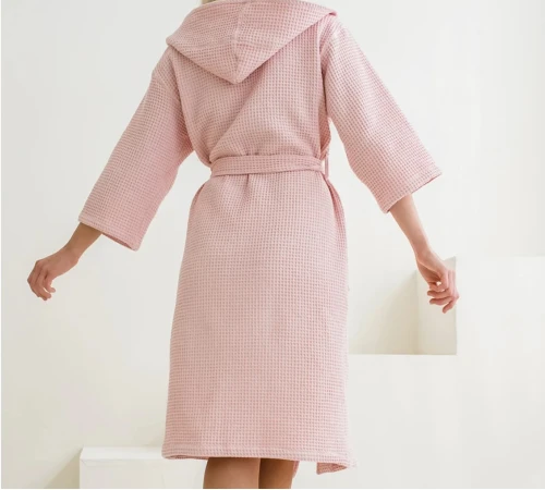 Халат "Cozy Waffle" pink - 2