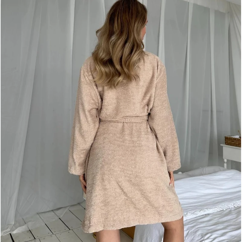Халат "Fluffy Touch" beige - 1