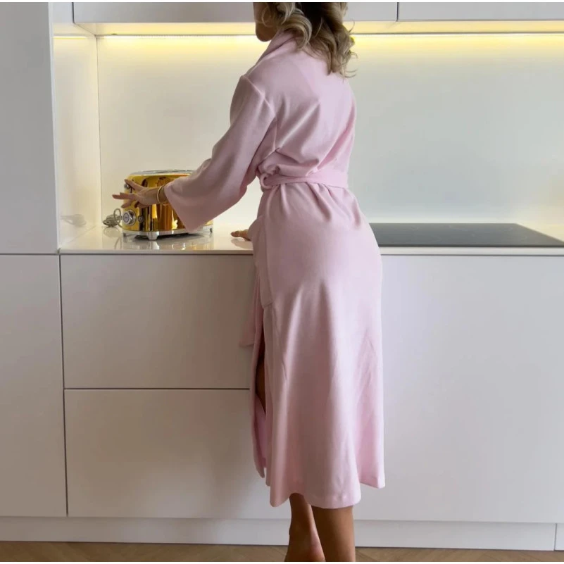 Халат "Velour Grace" pink - 1