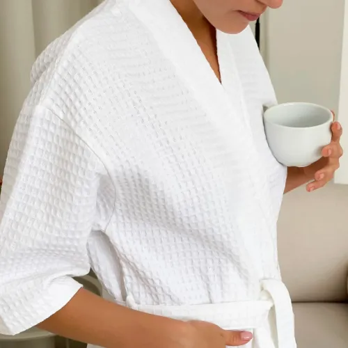Халат "Soft Waffle" white - 3