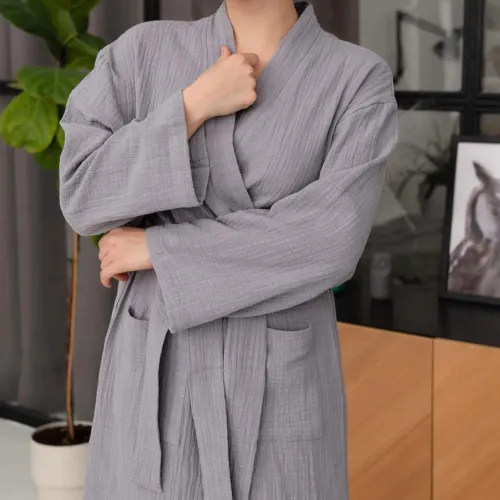 Халат "Muslin Touch" gray - 3