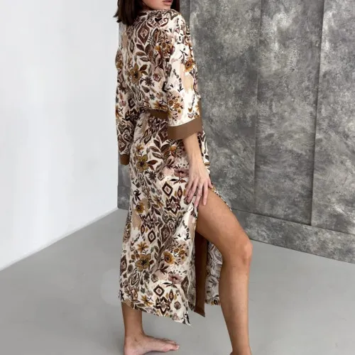 Халат "Soft Meadow" canella - 2