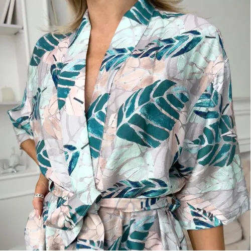 Халат "Moon Viscose" leaf - 3