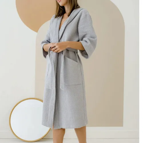Халат "Cozy Waffle" gray - 3