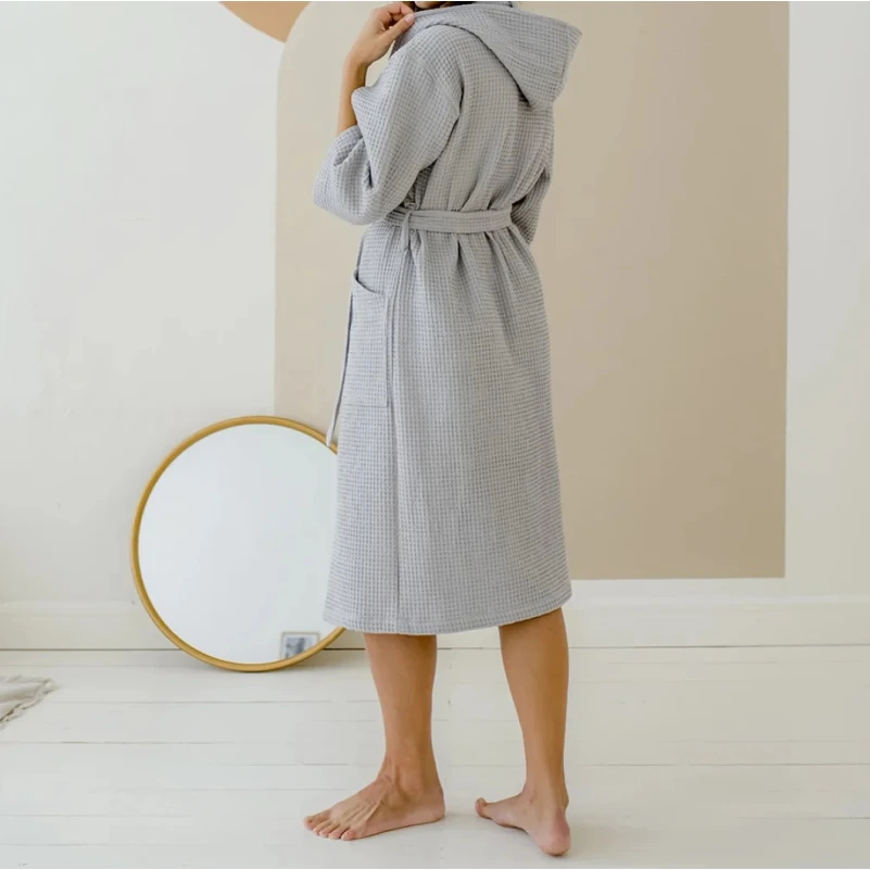 Халат "Cozy Waffle" gray - 1