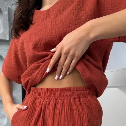 Жіночий костюм "Soft Terra" terracotta - 3