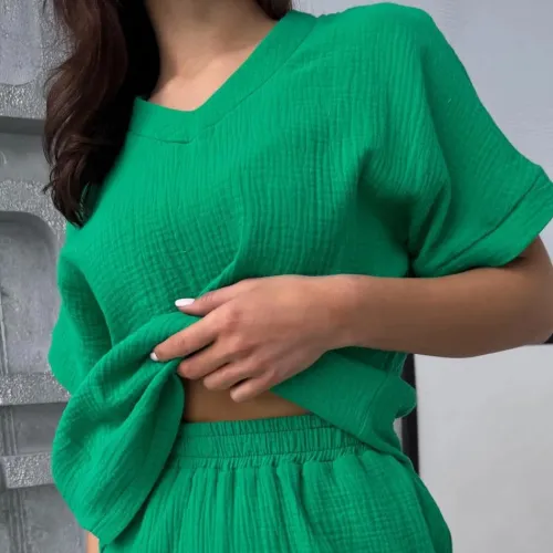 Жіночий костюм "Soft Terra" green - 3