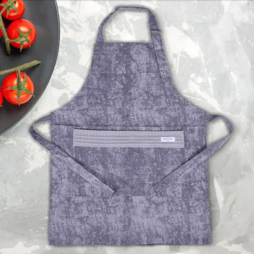 Набор №8004 Gray (прихватки 1 шт., перчатки 1 шт., фартук 1 шт.) Дак/Вафля - 2