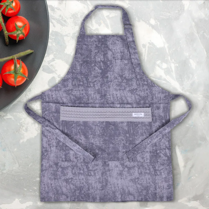 Набір №8004 Gray (прихватки 1 шт., рукавиці 1 шт., фартух 1 шт.) Дак/Вафля - 1