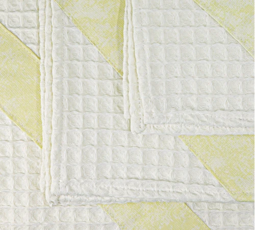 Набір рушників дак/вафля №702 White (3 шт) - 2