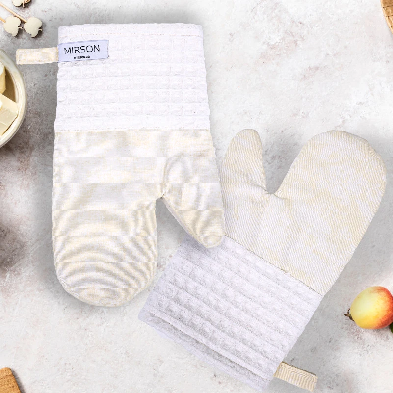 Рукавиця Дак/Вафля №702 White