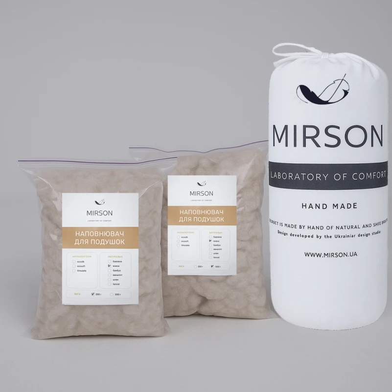 Наповнювач антиалергенний Вовна овеча відбірна - 3