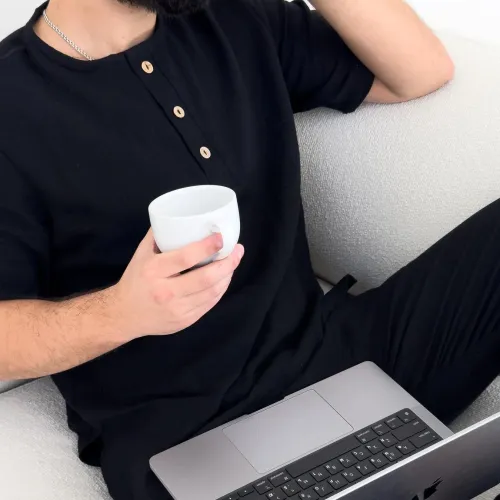 Піжама "Modern Muslin" black - 3