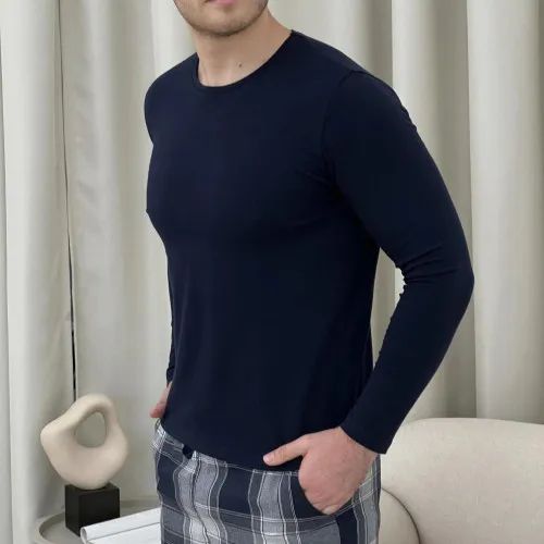 Піжама "Flannel Nightwear" dark blue - 2