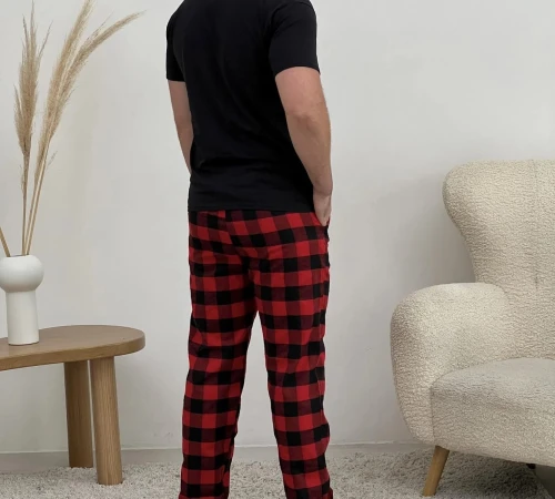 Пижама "Stylish Flannel" red/black - 2