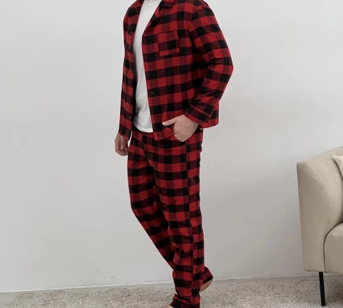 Пижама "Flannel Comfort" red/white