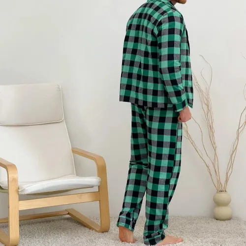 Піжама "Flannel Comfort" green - 2
