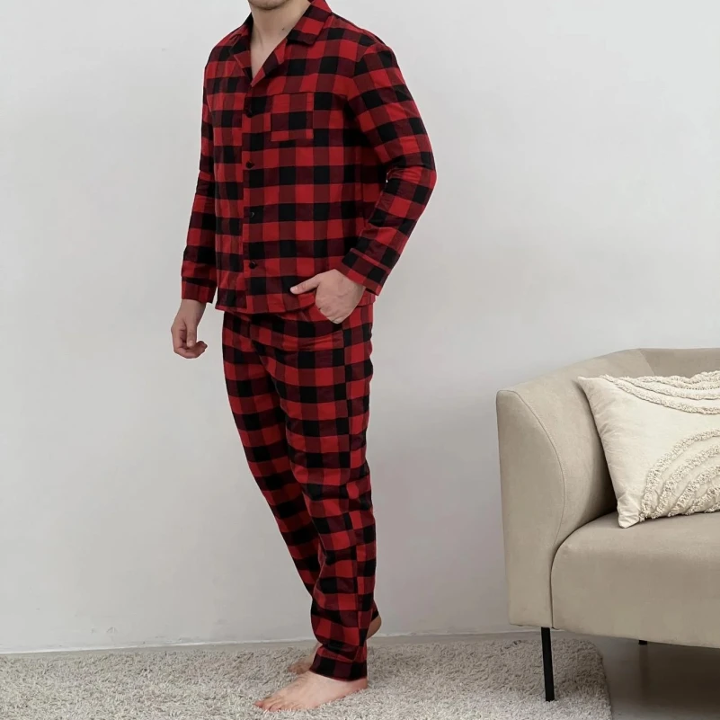 Пижама "Flannel Comfort" red/white - 2