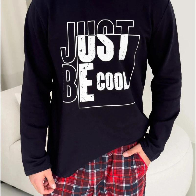 Пижама "Night Shelter" red print - 2