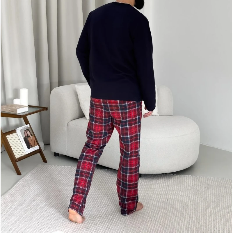 Пижама "Night Shelter" red print - 1