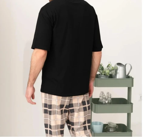 Пижама "Urban Flannel" beige print - 2