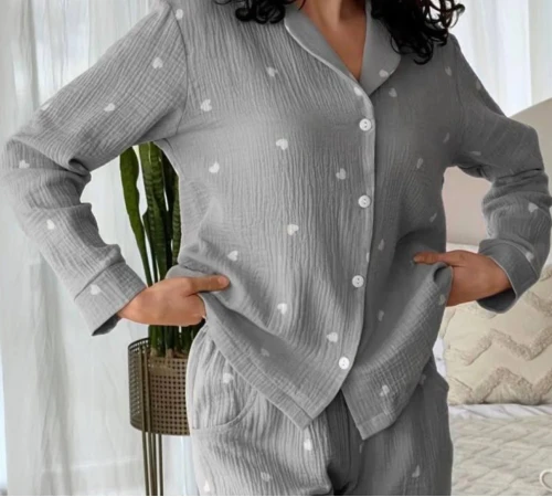 Пижама "Heart" gray - 2