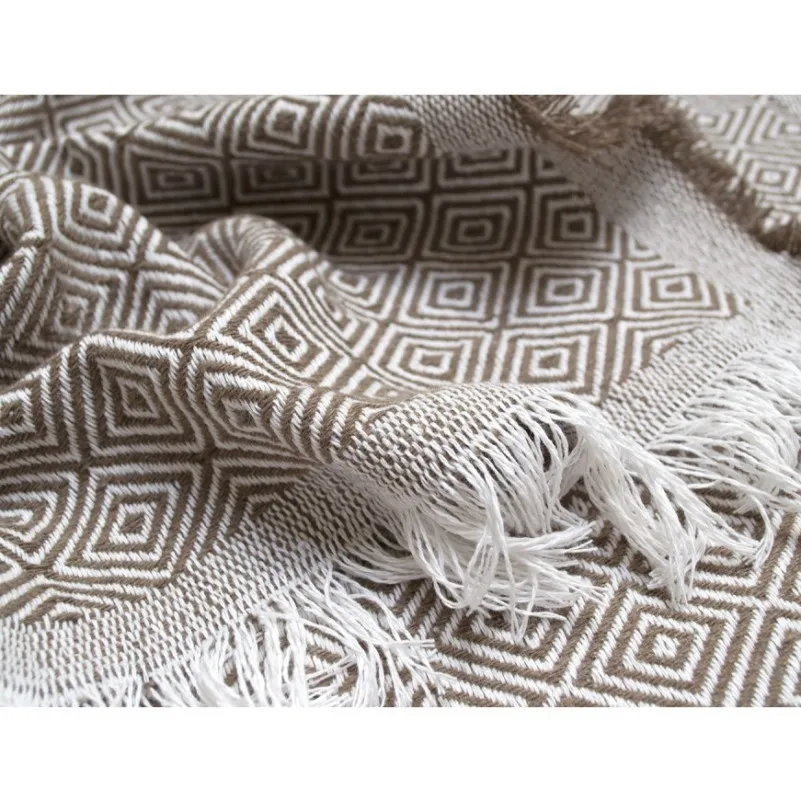 Покривало "Diamond Weave" coffee - 1