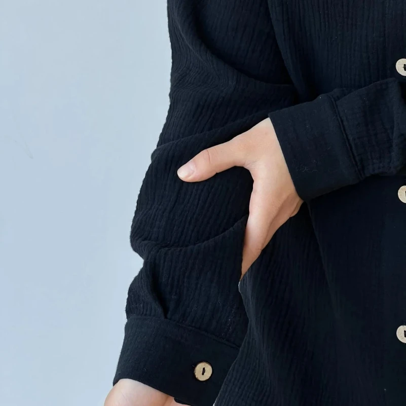 Жіноча сорочка "Ella Night" black - 2