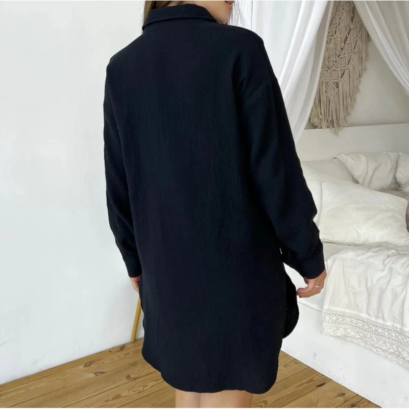 Жіноча сорочка "Ella Night" black - 1