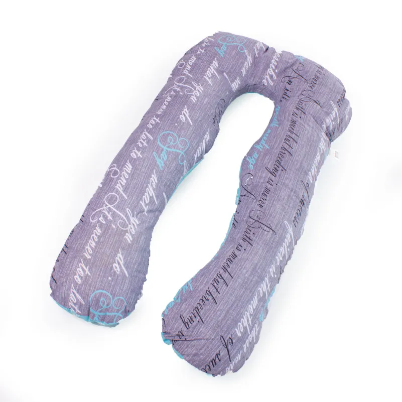 Подушка для беременных и отдыха U-образная № 8005 Naturale Line Print "Tulio" EcoSilk бязь - 12