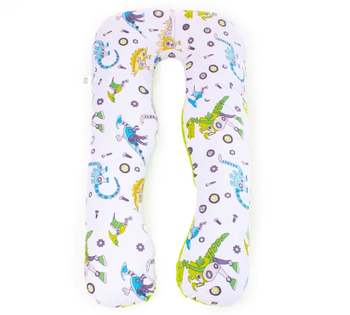 Наволочка №10065 Naturale Line Print "Dinosaur robot"