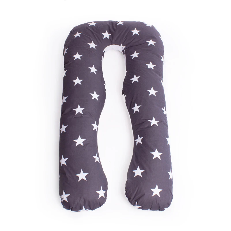 Подушка для беременных и отдыха U-образная № 8010 Naturale Line Print "Berto" EcoSilk бязь - 13