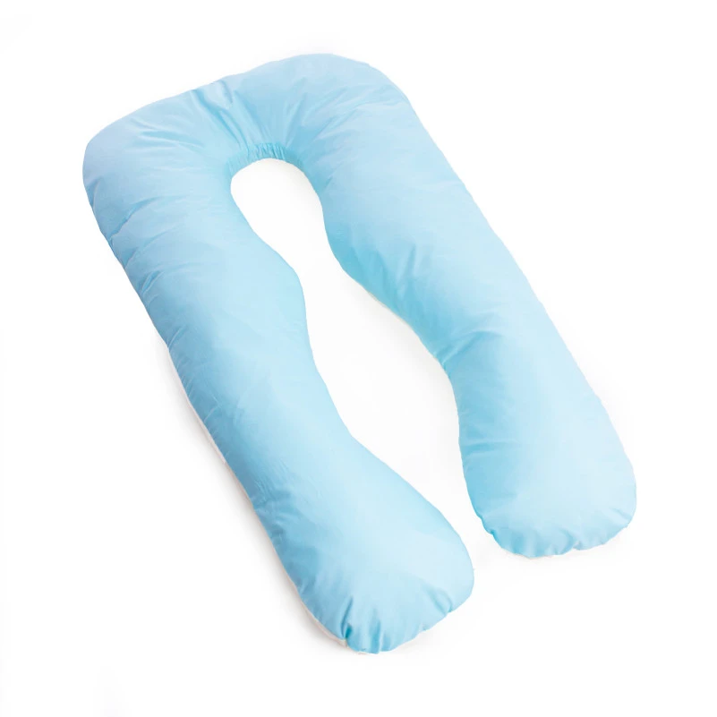 Подушка для беременных и отдыха U-образная № 8013 Eco Line "Blue" EcoSilk микросатин - 11