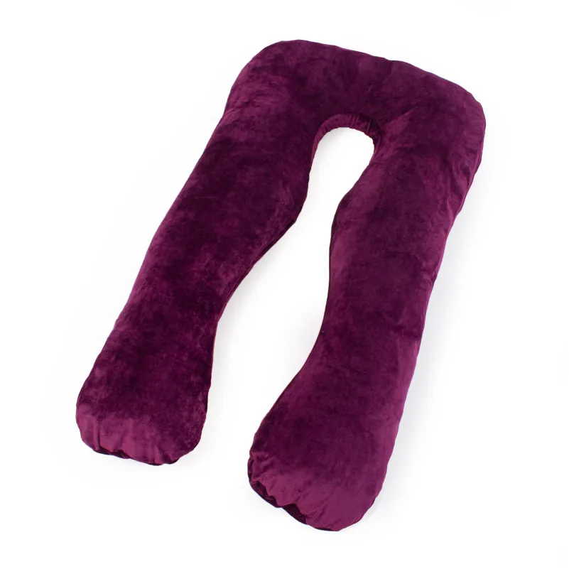 Подушка для беременных и отдыха U-образная № 8021 Velvet Line "Excalibur" EcoSilk велюр - 13